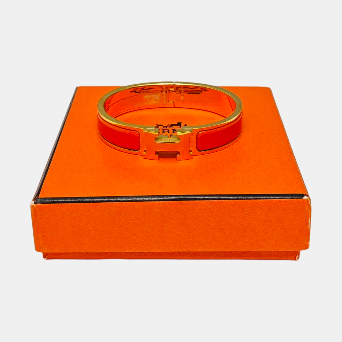 Clic H Metal Gold Bangle