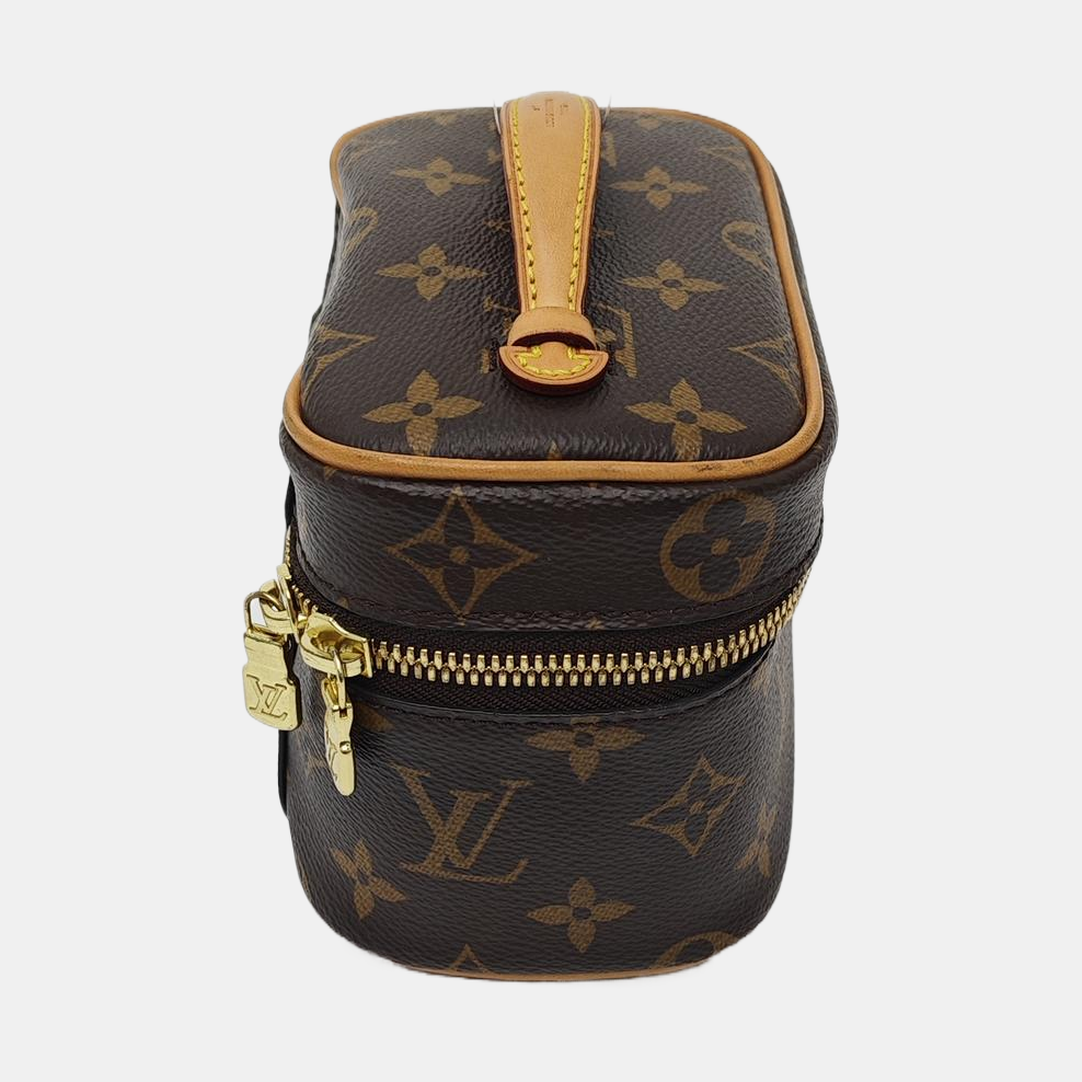 NICE Super Mini Monogram Coated Canvas Brown