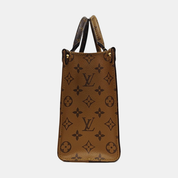 ONTHEGO PM Monogram Coated Canvas Brown