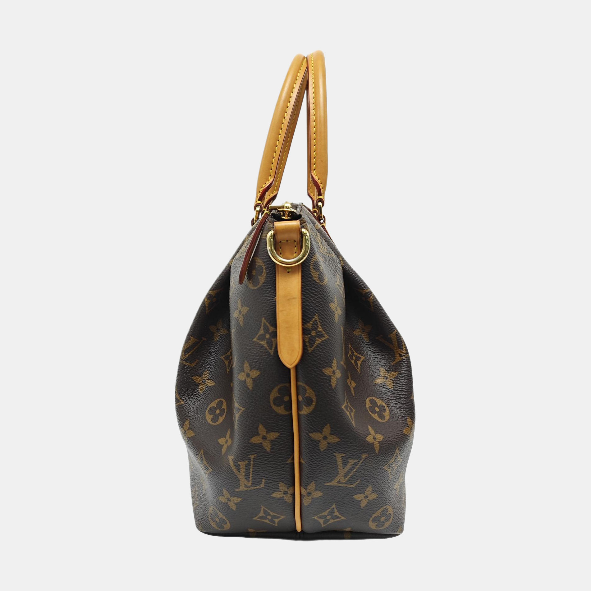 TURENNE PM Monogram Coated Canvas Brown