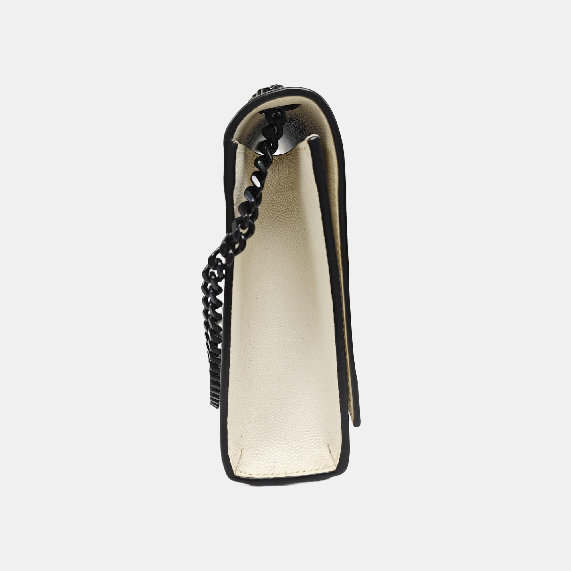 Authenticated pre-owned  KATE Medium Calfskin White - Shoulder Bag at Looply
