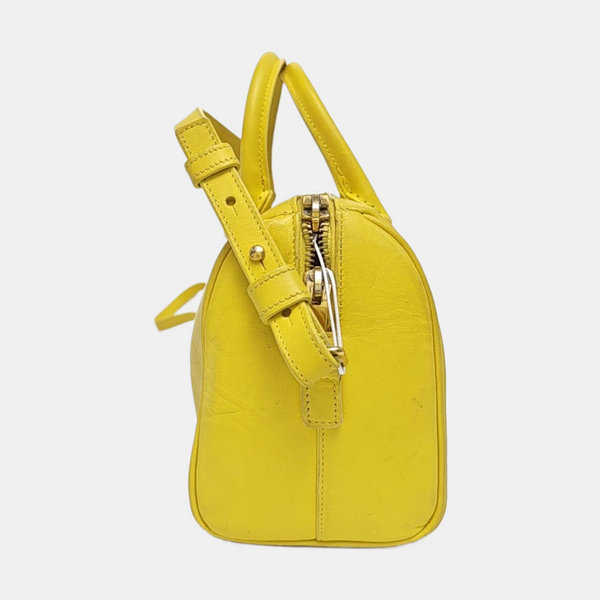 DUFFLE Calfskin Yellow