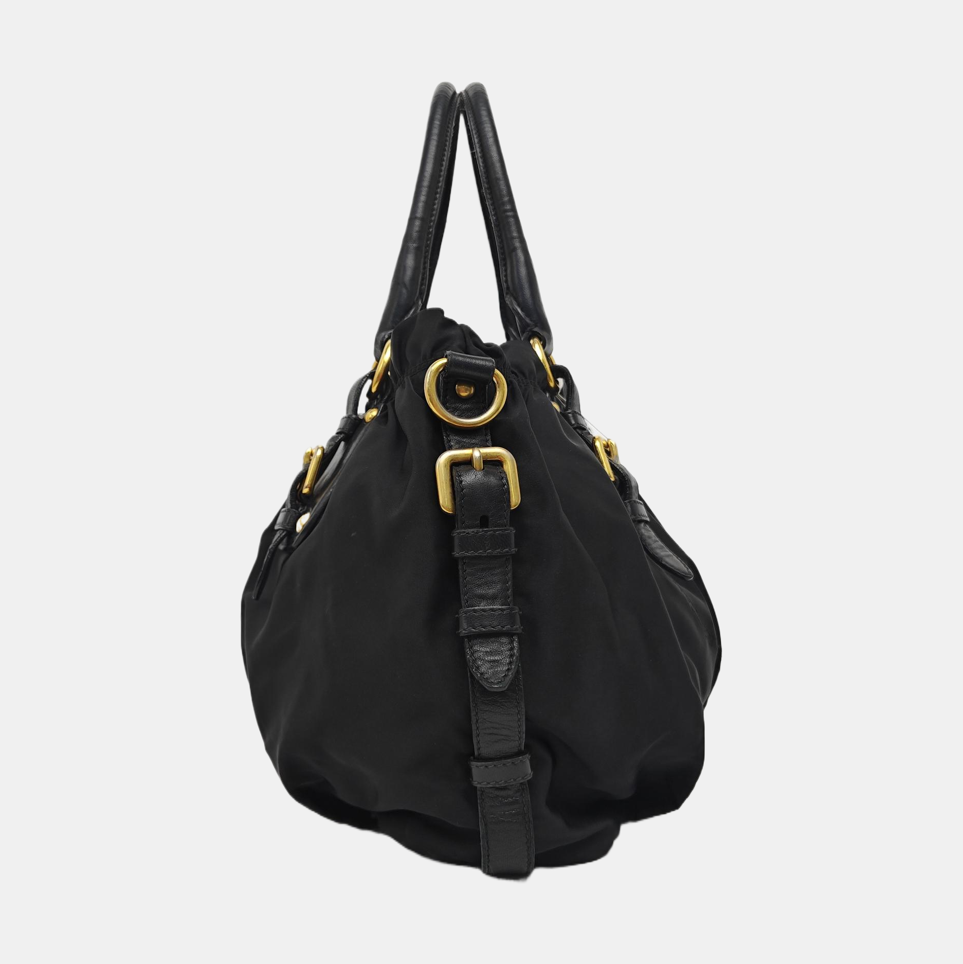 Nylon Tote Bag Black