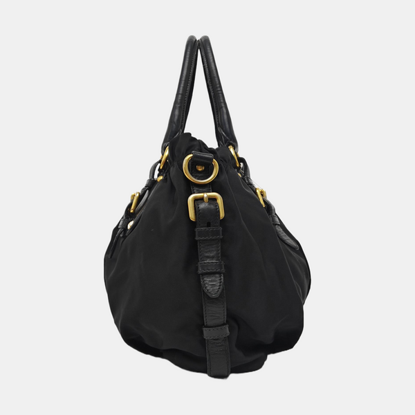 Nylon Tote Bag Black