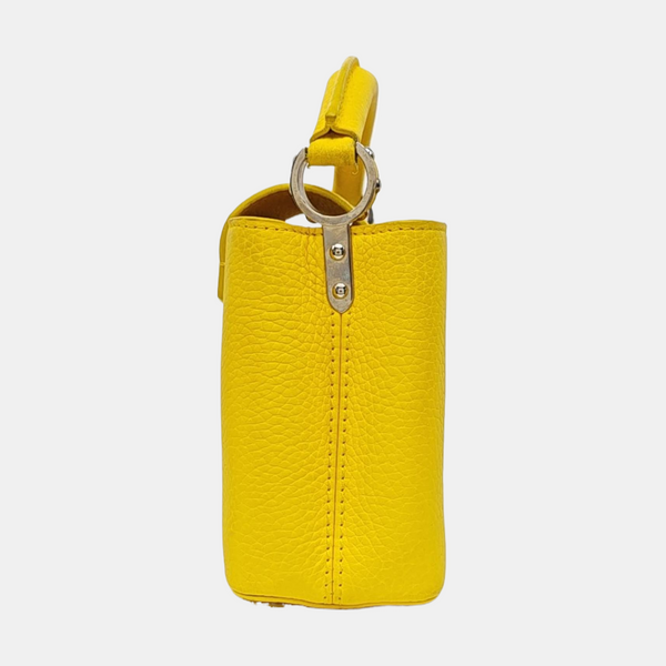 CAPUCINES Mini Calfskin Yellow