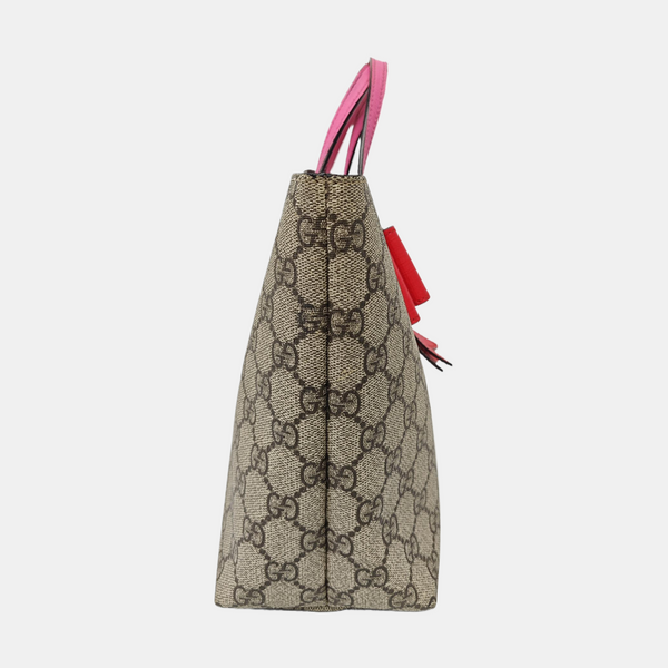 Children’s GG Bucket Monogram Coated Canvas Beige