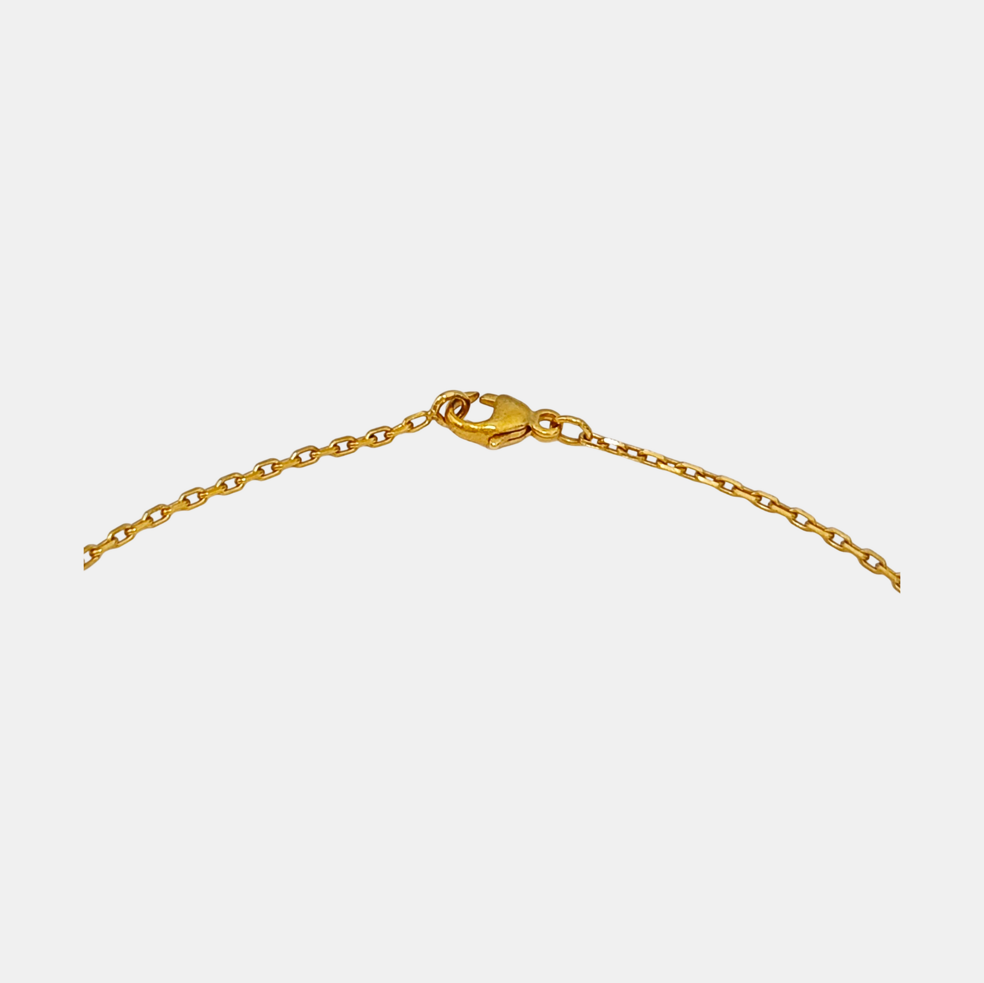 Pop H Metal Gold Necklace