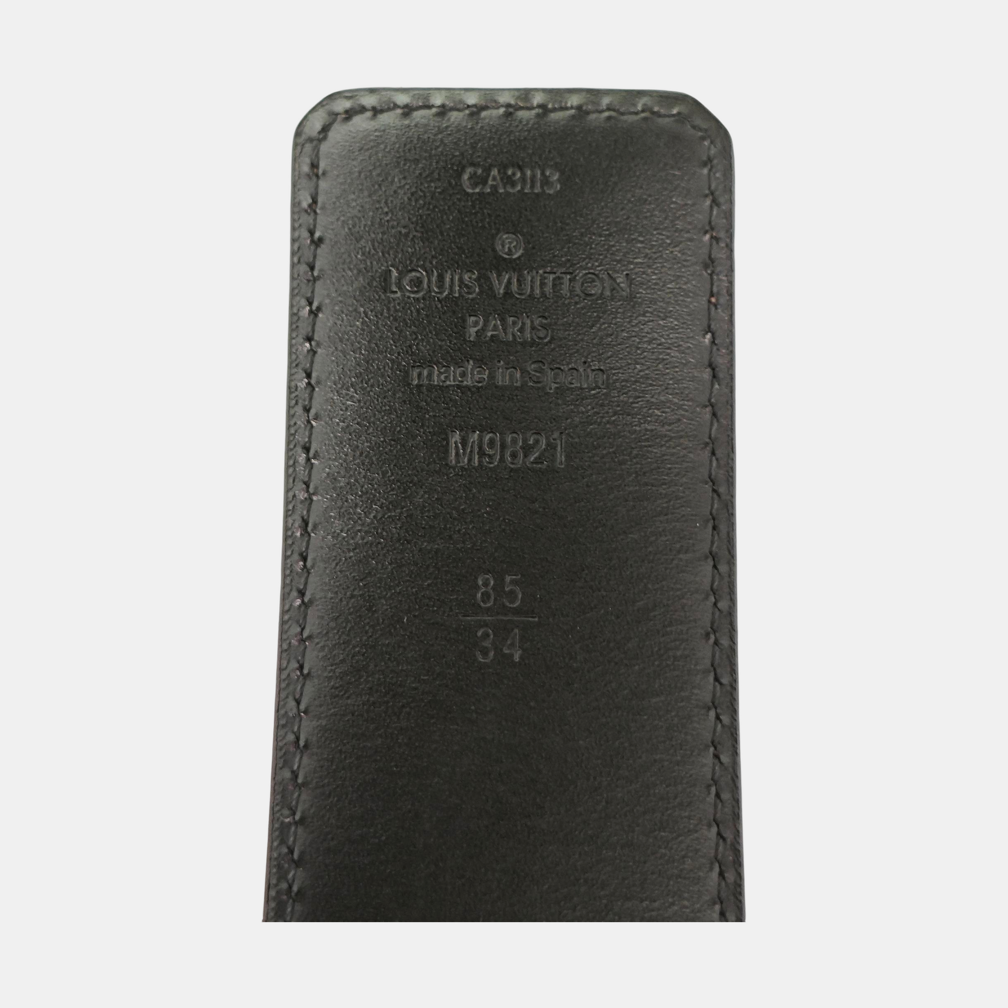 Coated Canvas Belt Brown