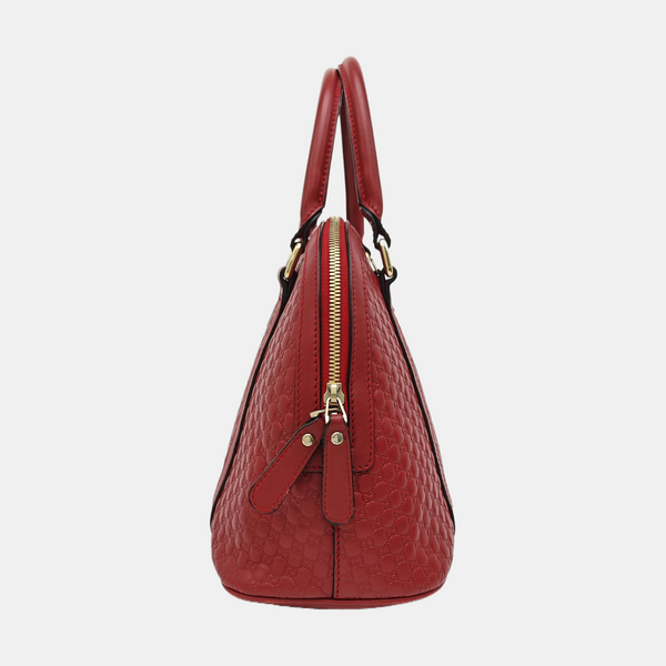 Microguccissima Monogram Calfskin Red