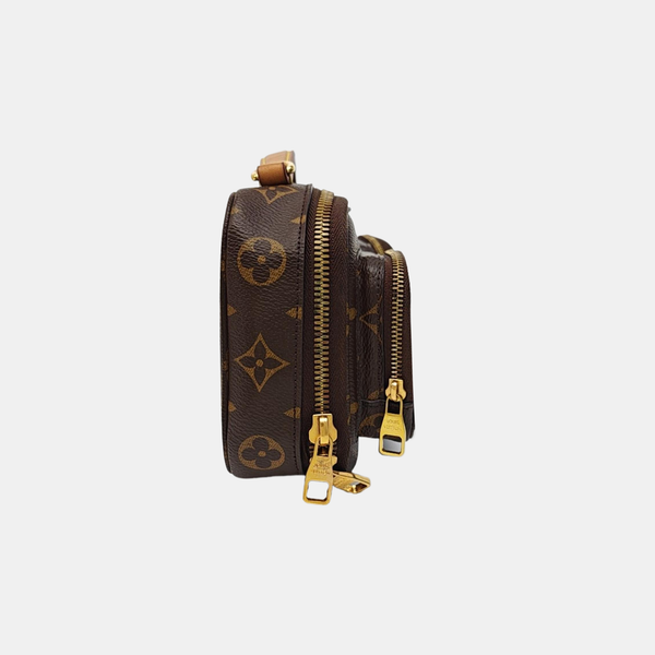 UTILITY Monogram Coated Canvas Brown