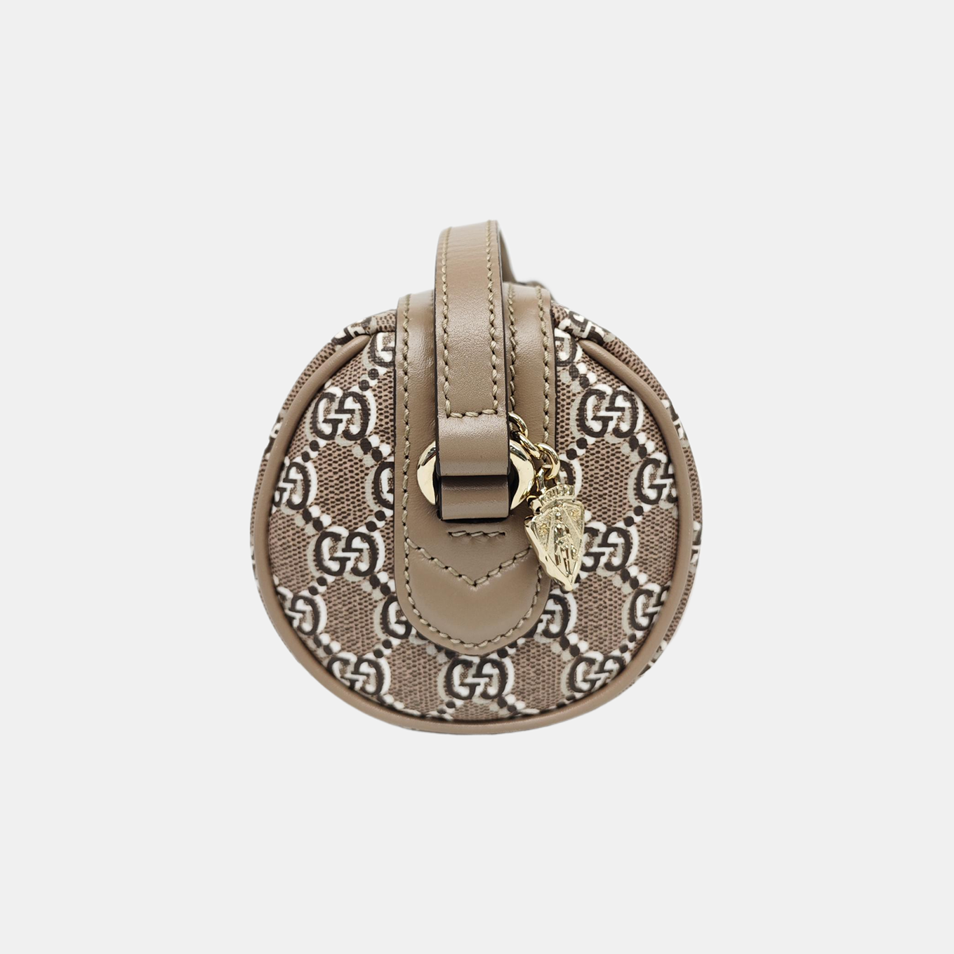 Monogram Coated Canvas Crossbody Bag Mini Brown