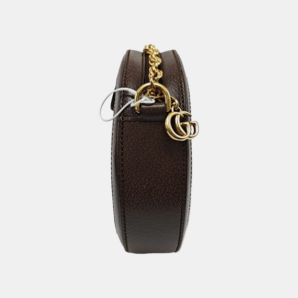 Ophidia Mini Monogram Coated Canvas Beige