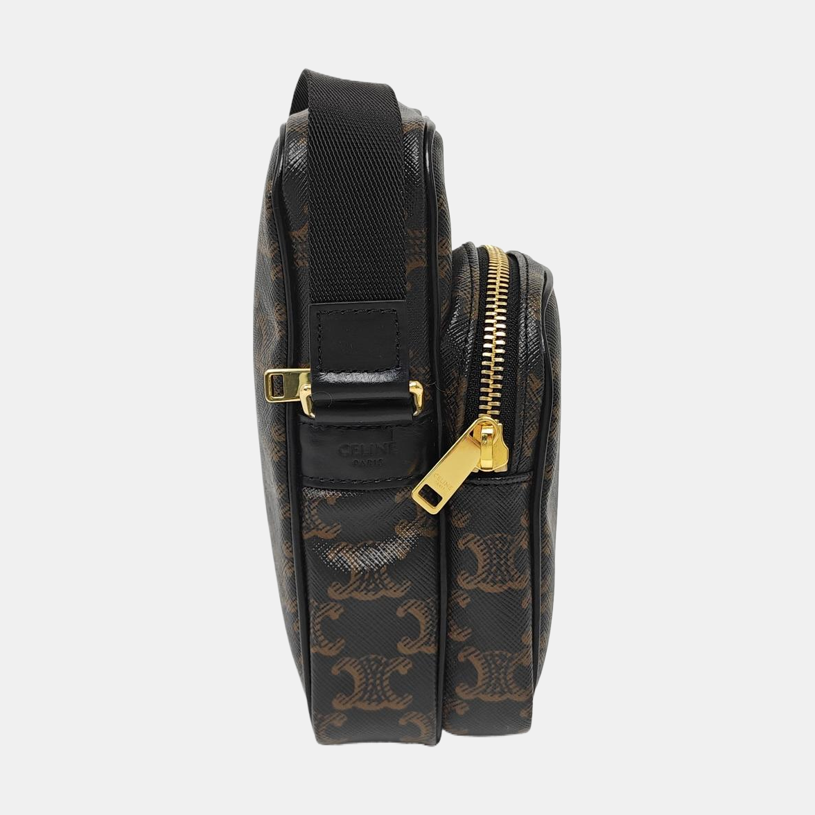 TRIOMPHE CANVAS Mini Coated Canvas Black