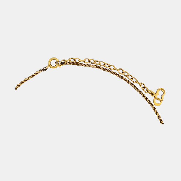 Petit CD Metal Gold Necklace