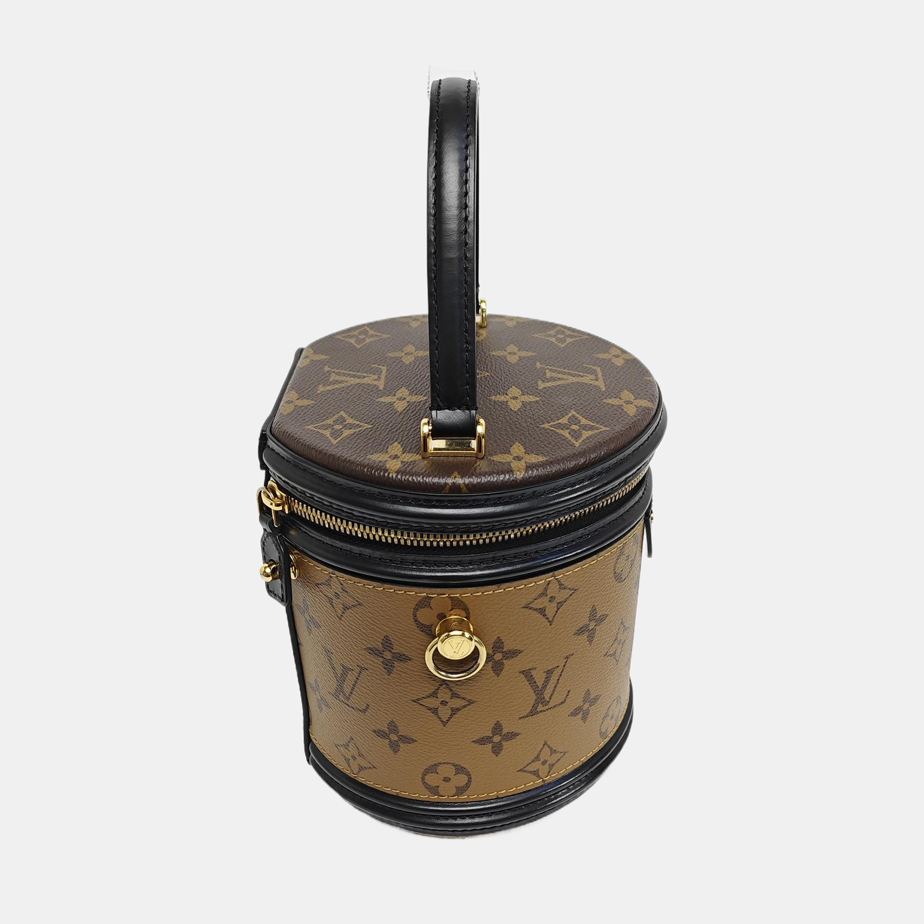CANNES PM Monogram Coated Canvas Brown