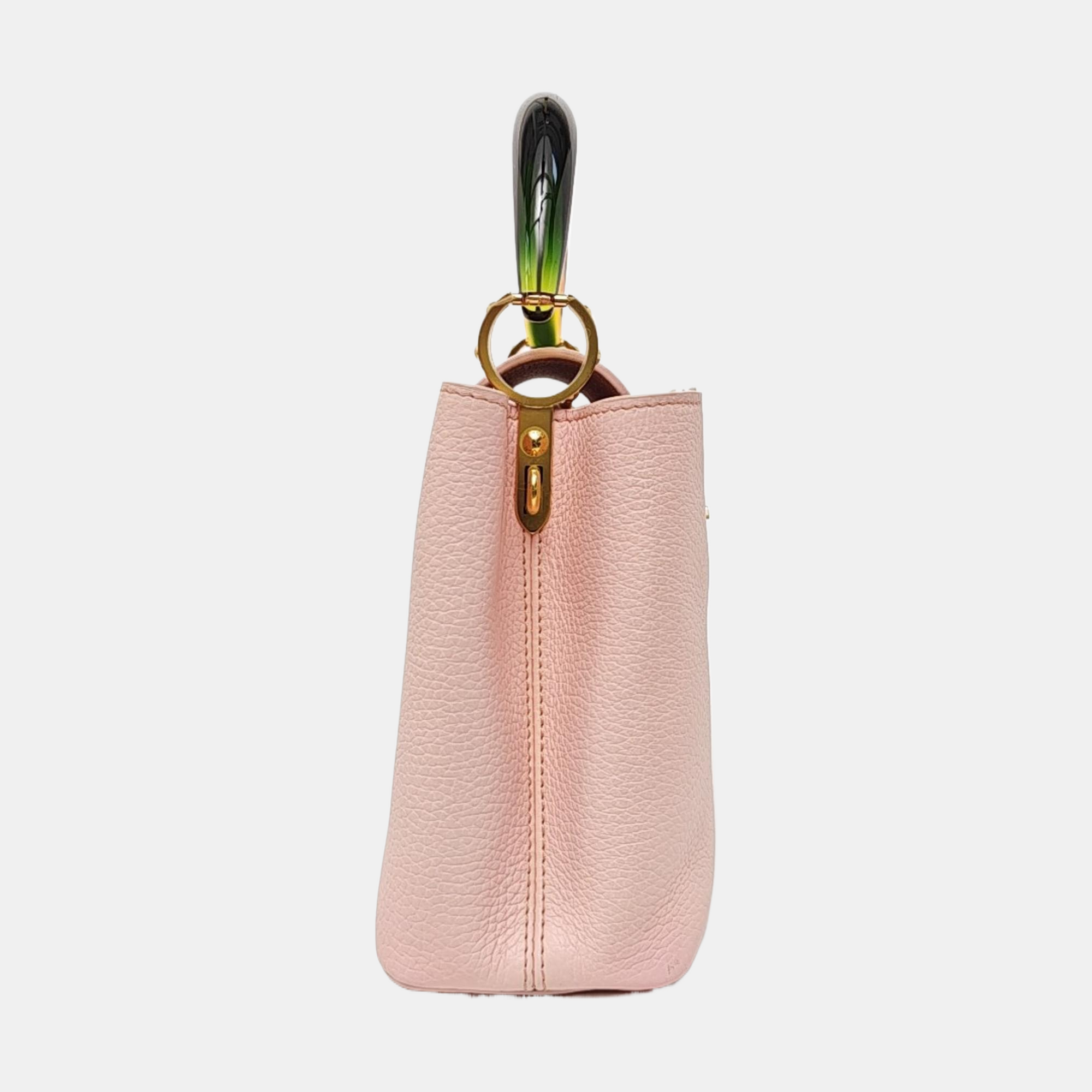 Authenticated pre-owned  CAPUCINES PM Calfskin Pink - Shoulder Bag at Looply