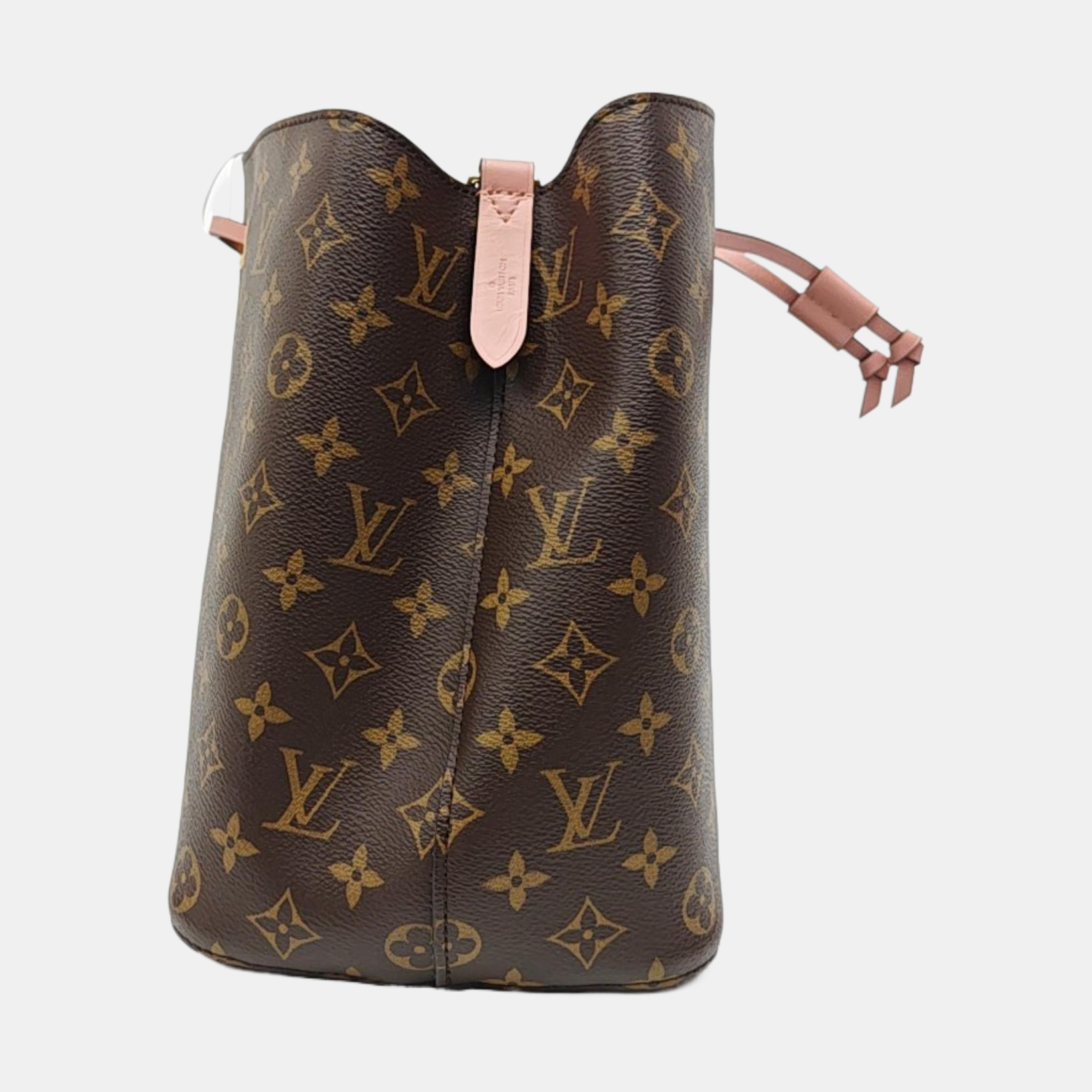 NÉONOÉ MM Monogram Coated Canvas Brown
