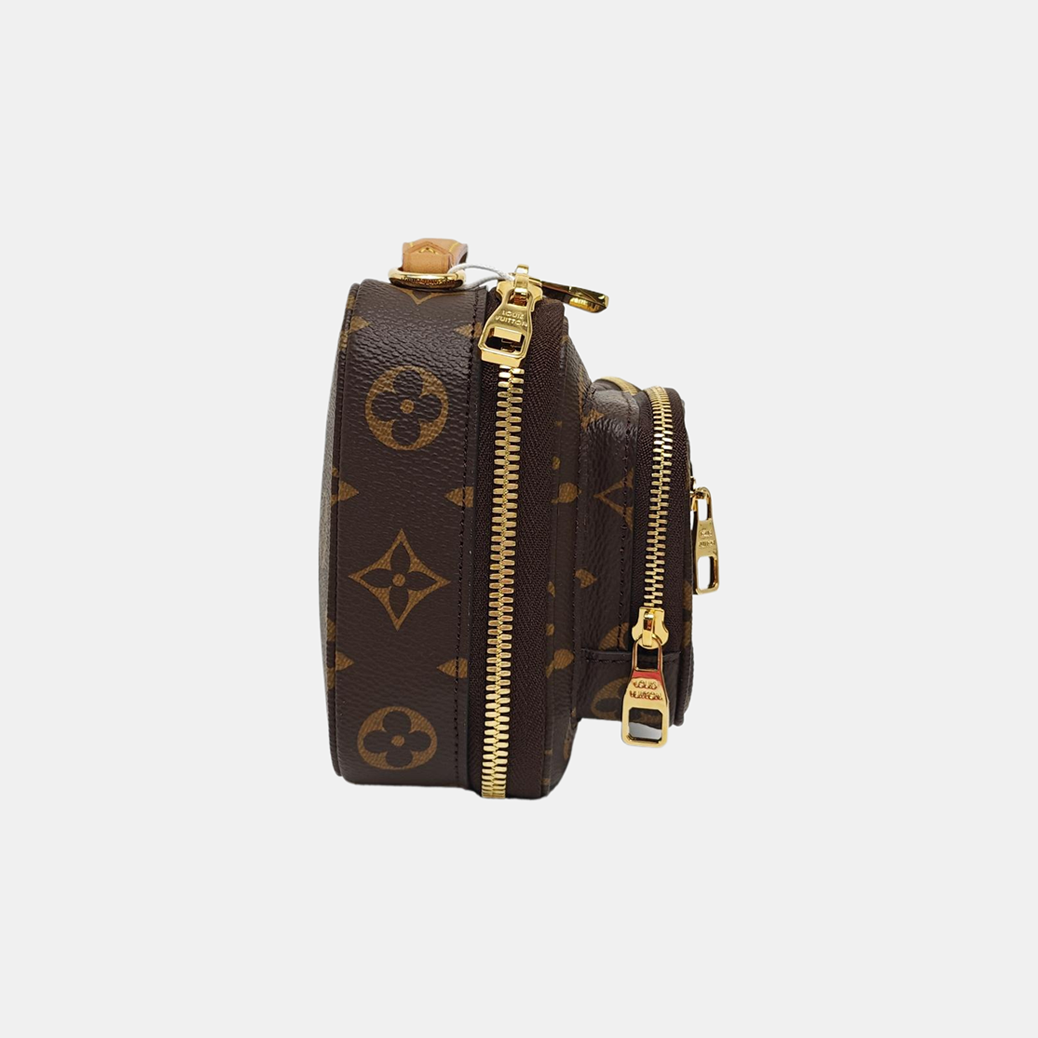 UTILITY Monogram Coated Canvas Brown