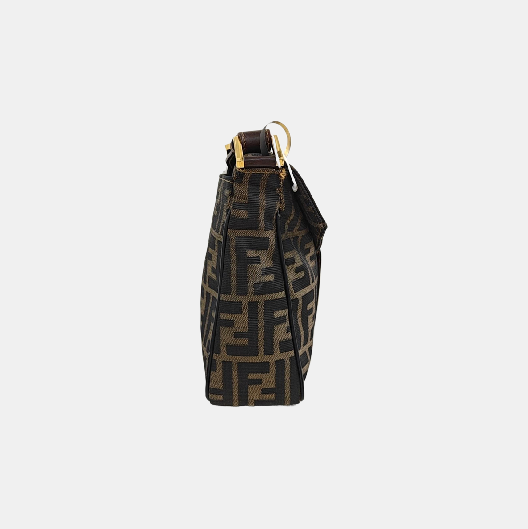 Bolso Bandolera de Lona Marrón
