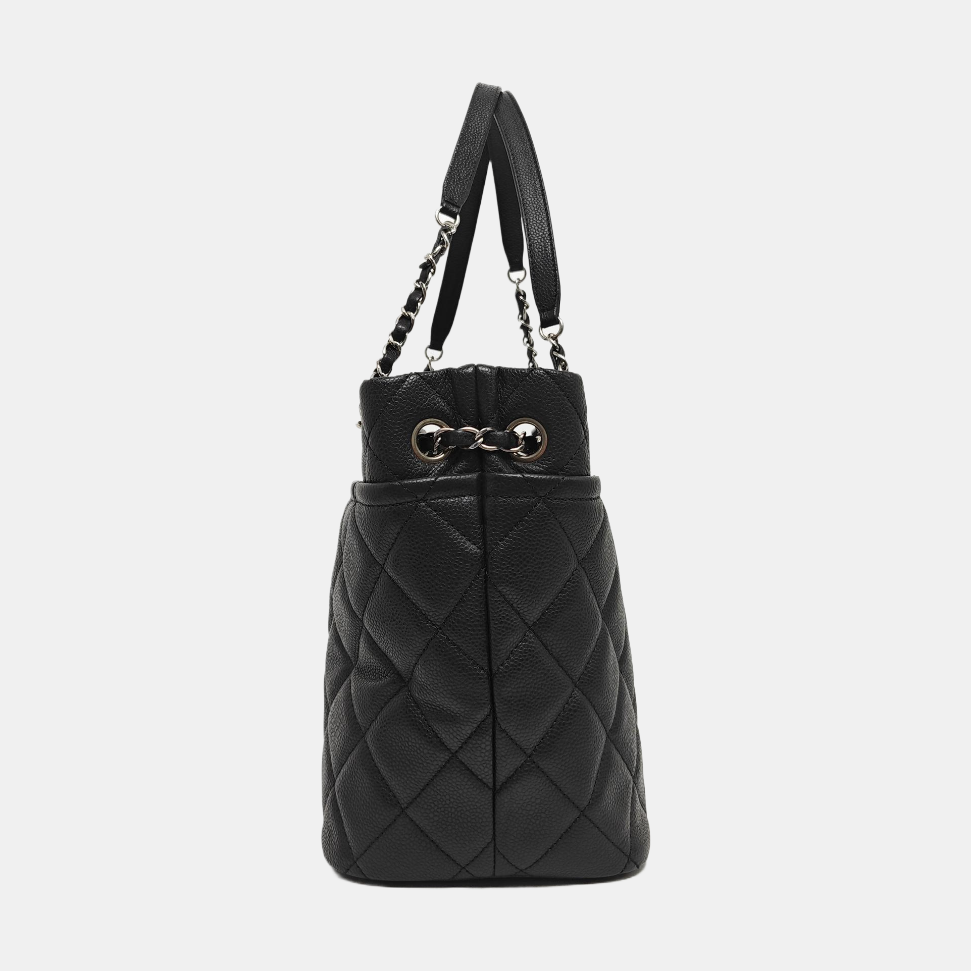 CC TIMELESS SOFT Quilted Grained Calfskin Black