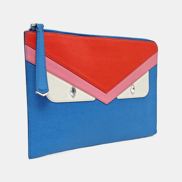 Calfskin Clutch Blue
