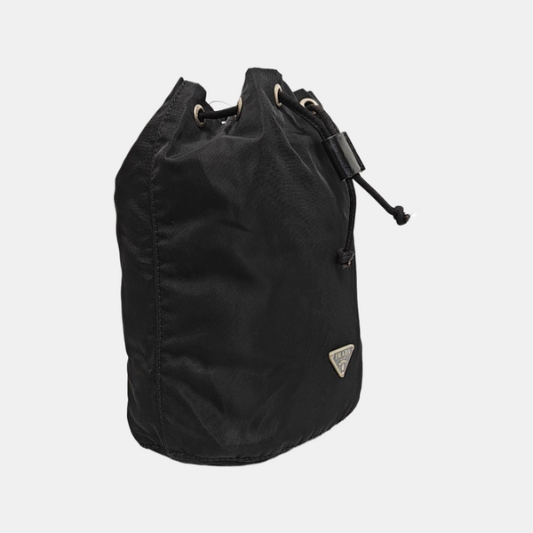 Authenticated pre-owned  Bucket Nylon Black - Bucket Bag at Looply