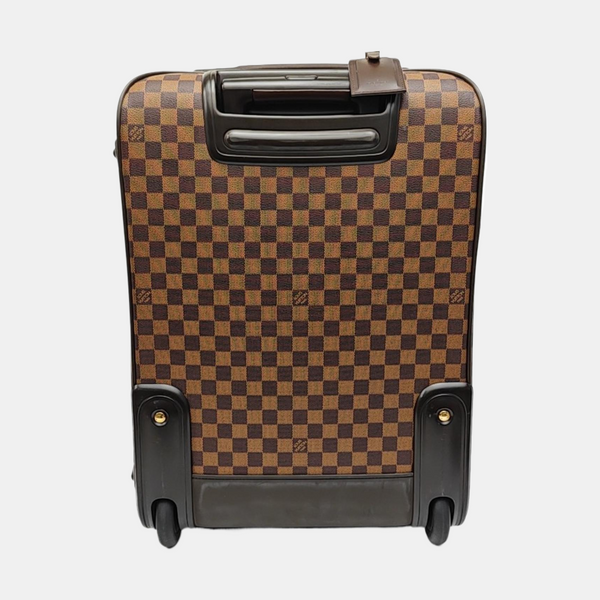 PEGASE 55 Damier Ebene Coated Canvas Brown