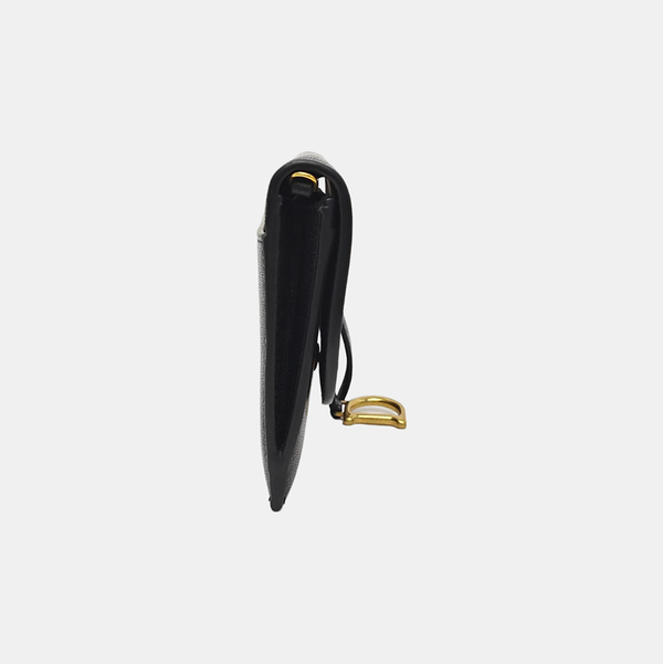 Saddle Mini Calfskin Black