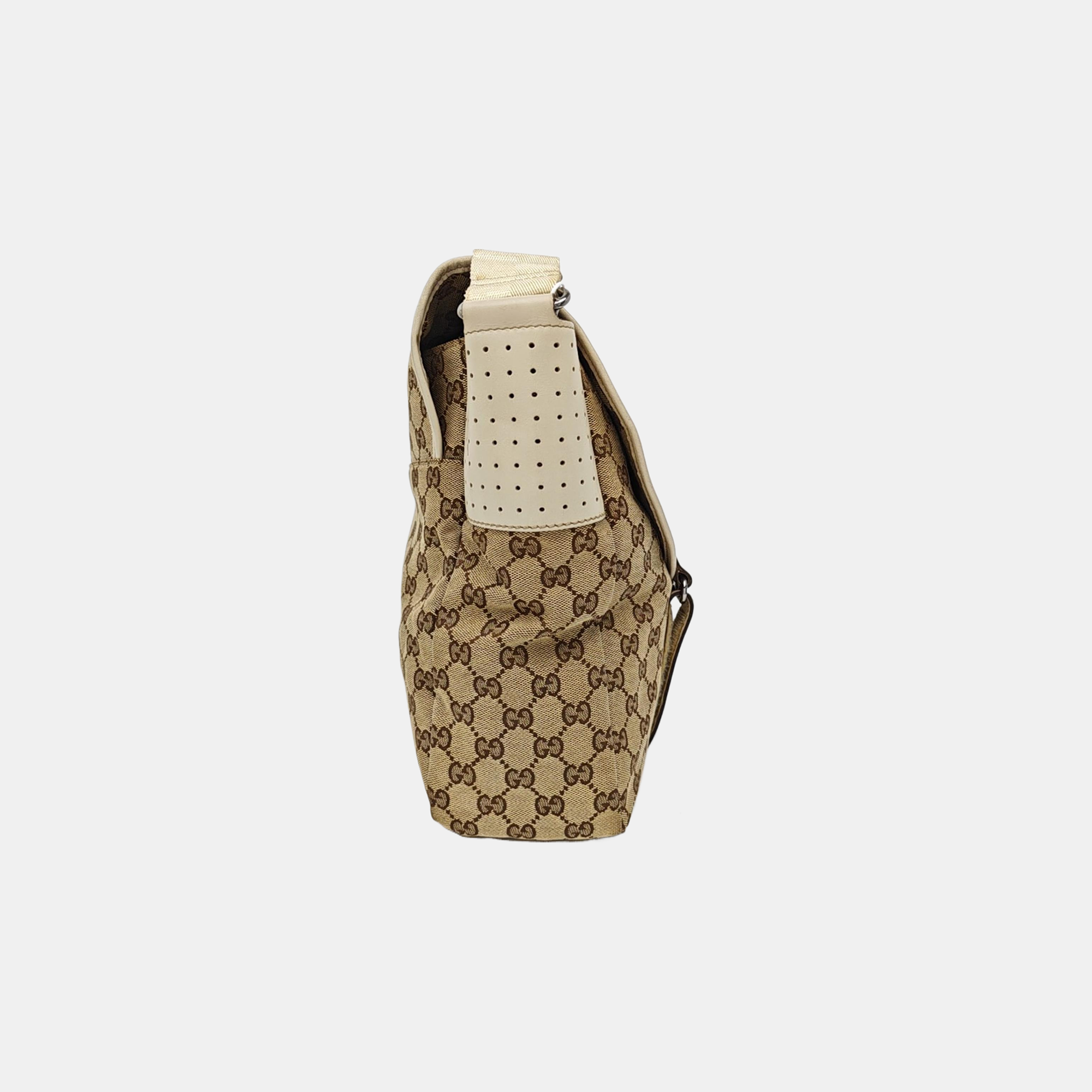 Monogram Canvas Crossbody Bag Large Black