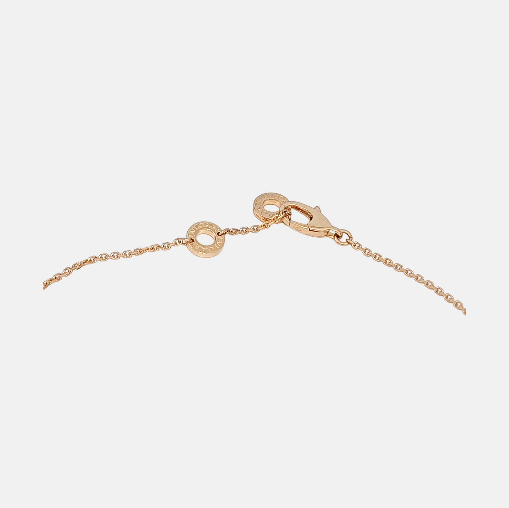 DIVAS' DREAM 18k Rose Gold Green Necklace