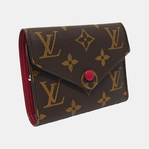 VICTORINE Monogram Coated Canvas Brown Wallet