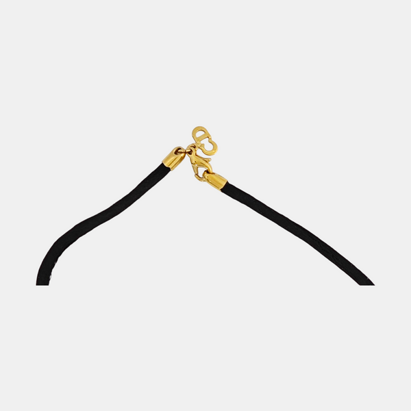 Dio(r)evolution Fabric Gold Necklace