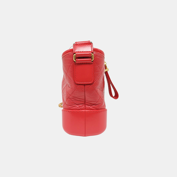 Authenticated pre-owned  GABRIELLE Small Quilted Calfskin Red - Shoulder Bag at Looply
