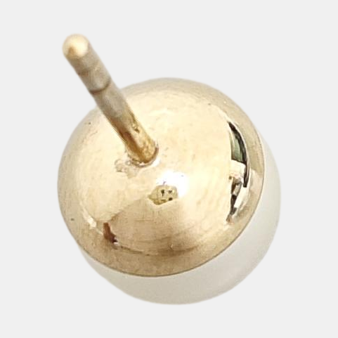 Dior Tribales Metal White Stud Earrings
