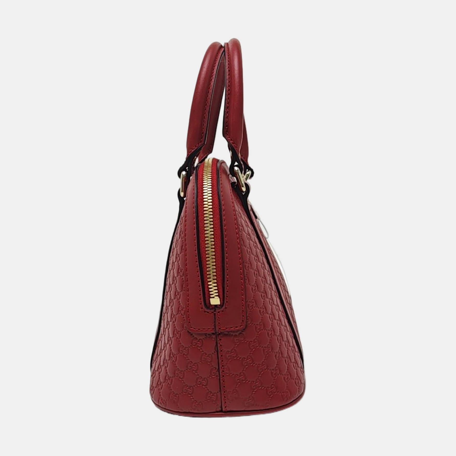 Microguccissima Monogram Calfskin Red