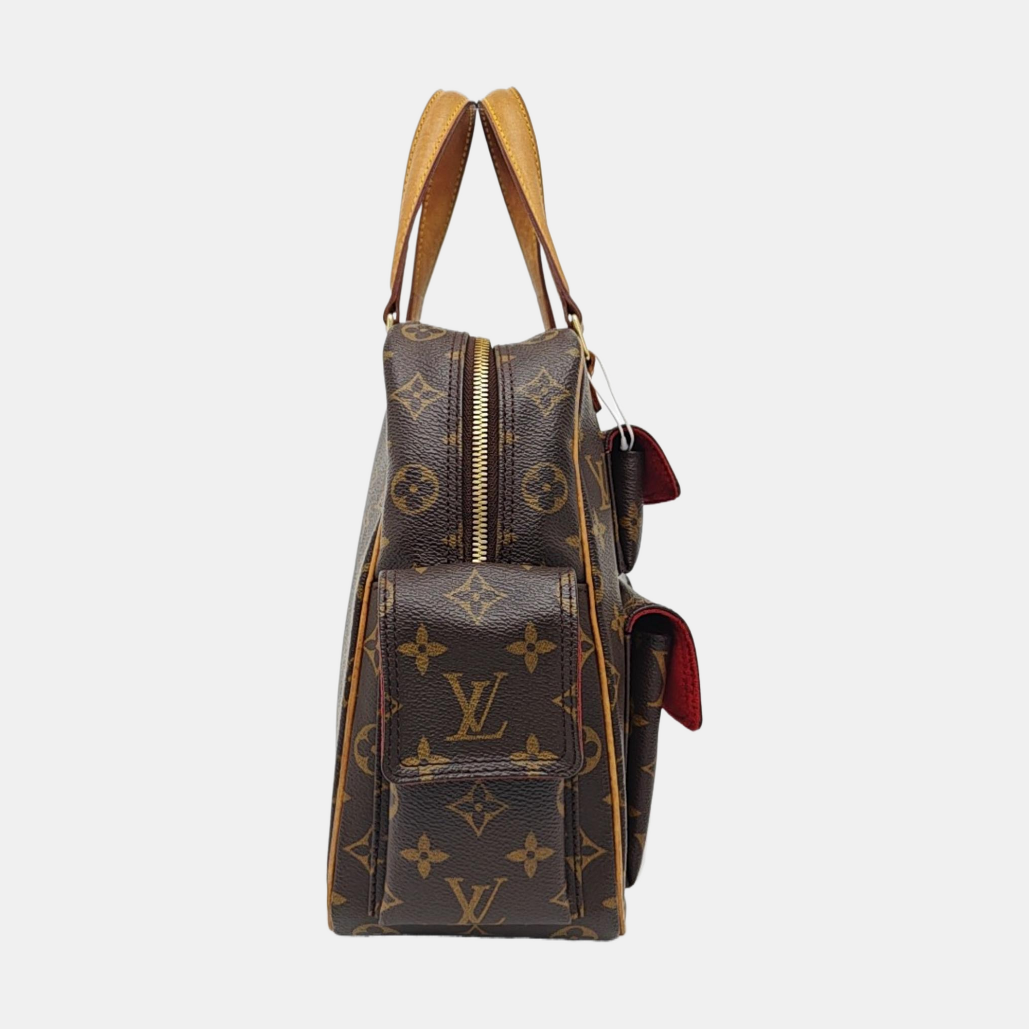 EXCENTRI-CITE Monogram Coated Canvas Brown