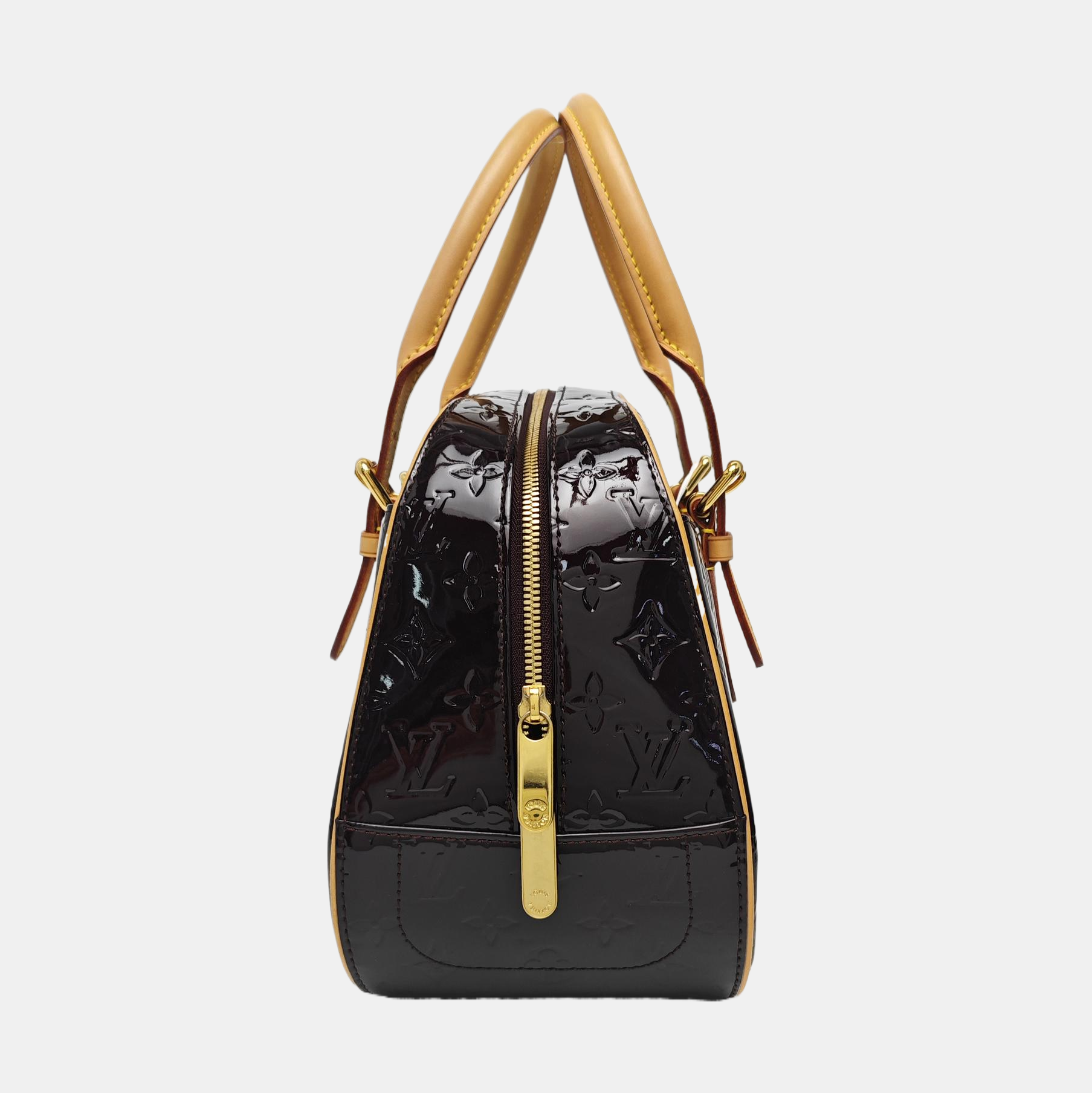 SUMMIT DRIVE Monogram Patent Leather Red