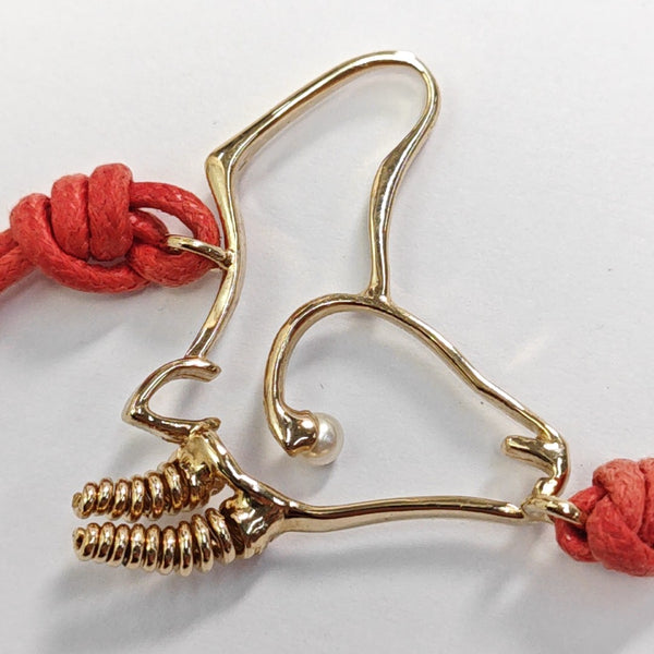 Fabric Red Bracelet