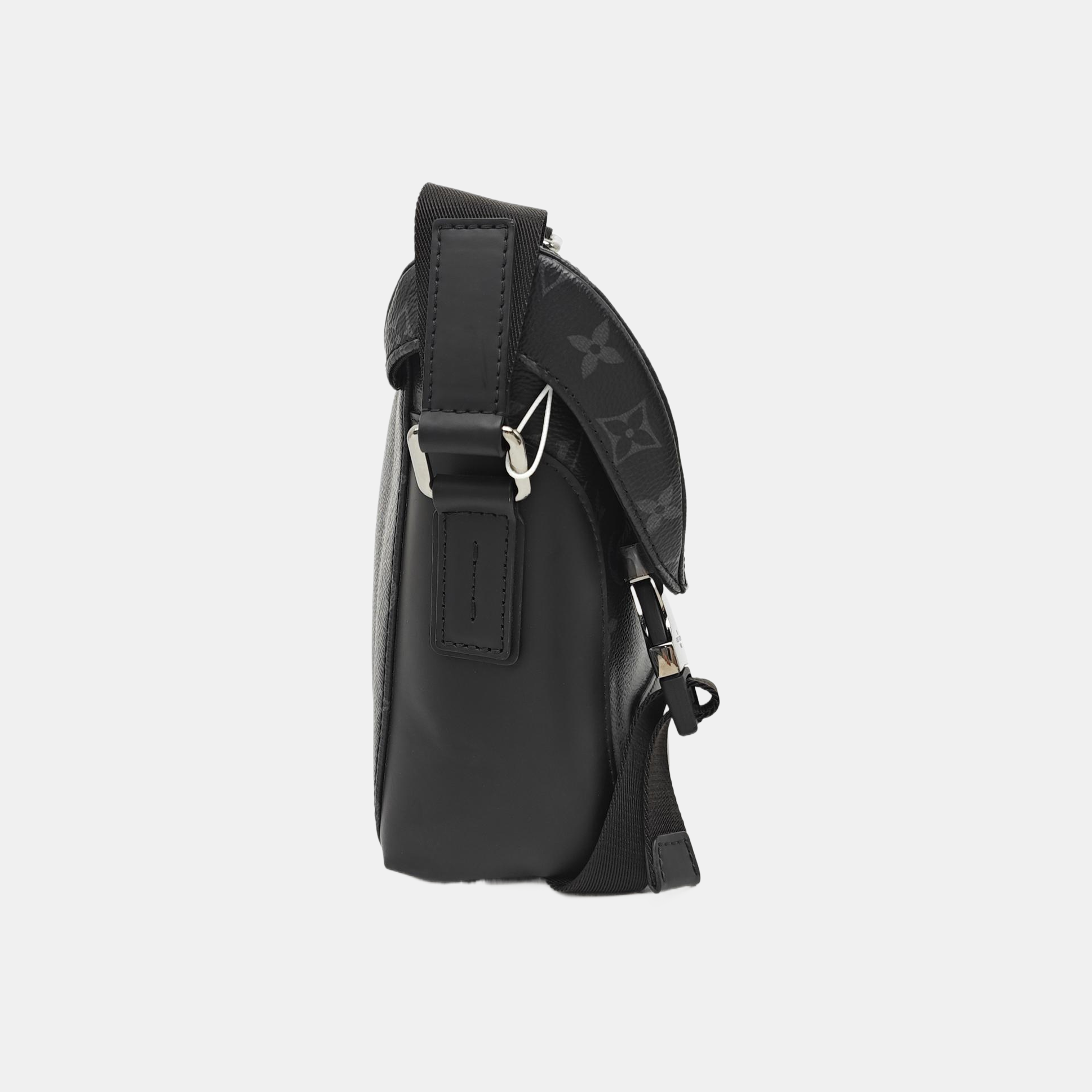VOYAGER PM Monogram Coated Canvas Black