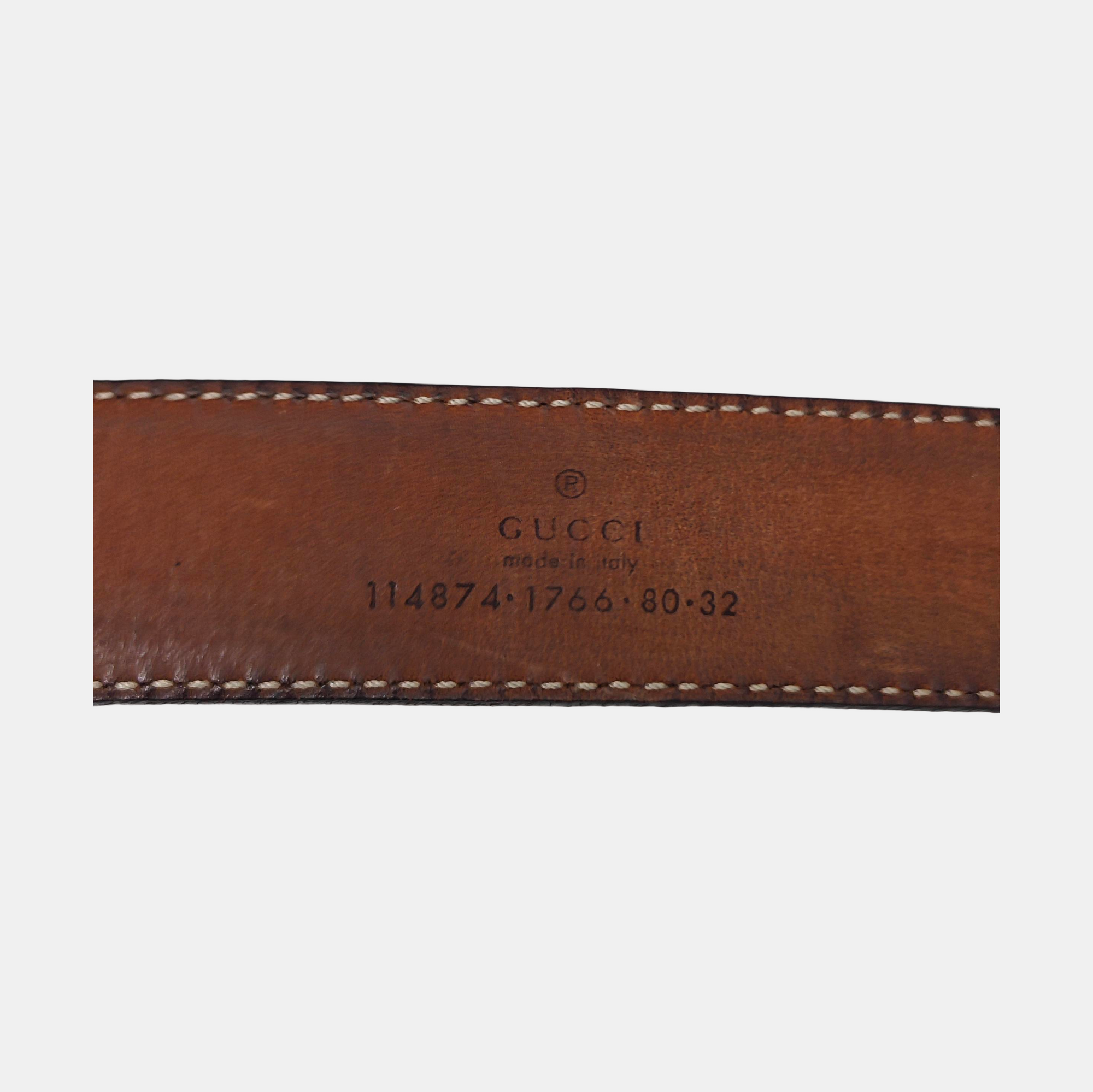 Leather Belt Red