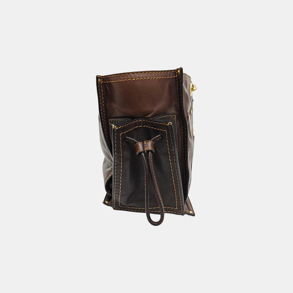 Calfskin Tote Bag Brown