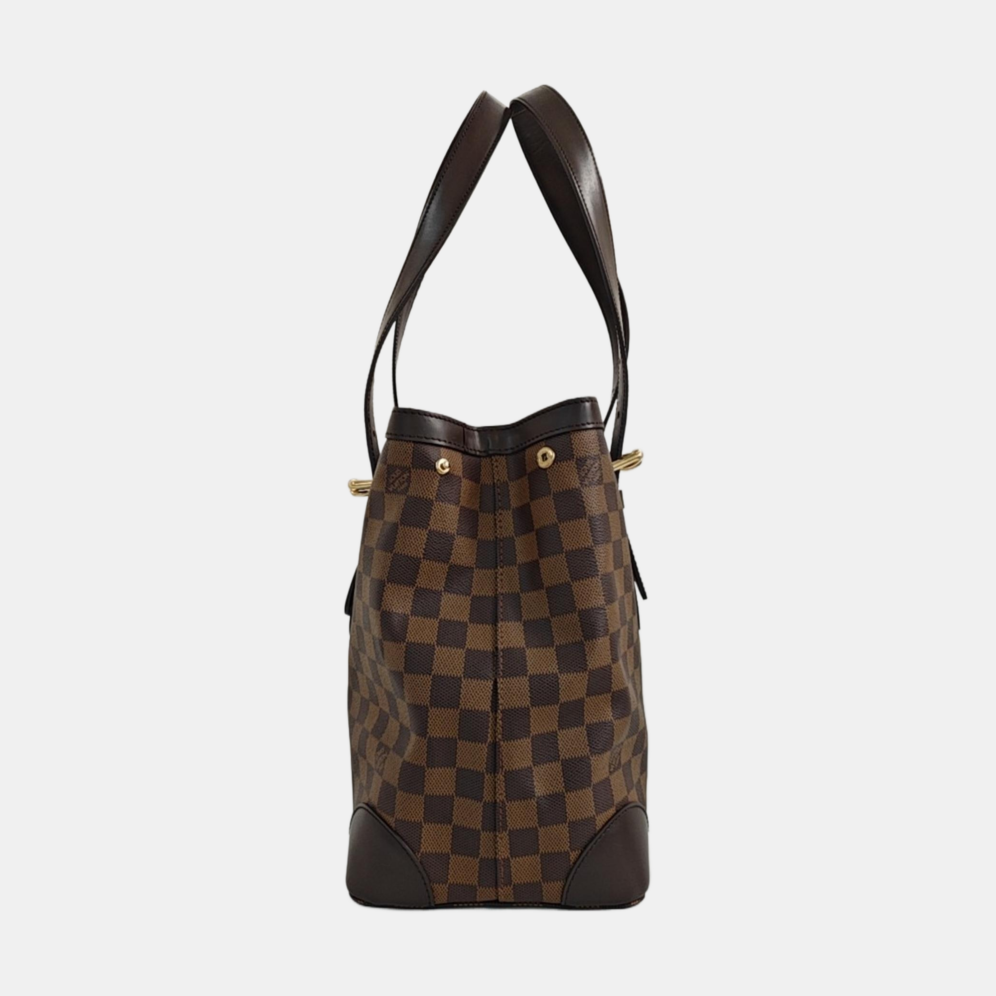 HAMPSTEAD MM Damier Ebene Coated Canvas Brown