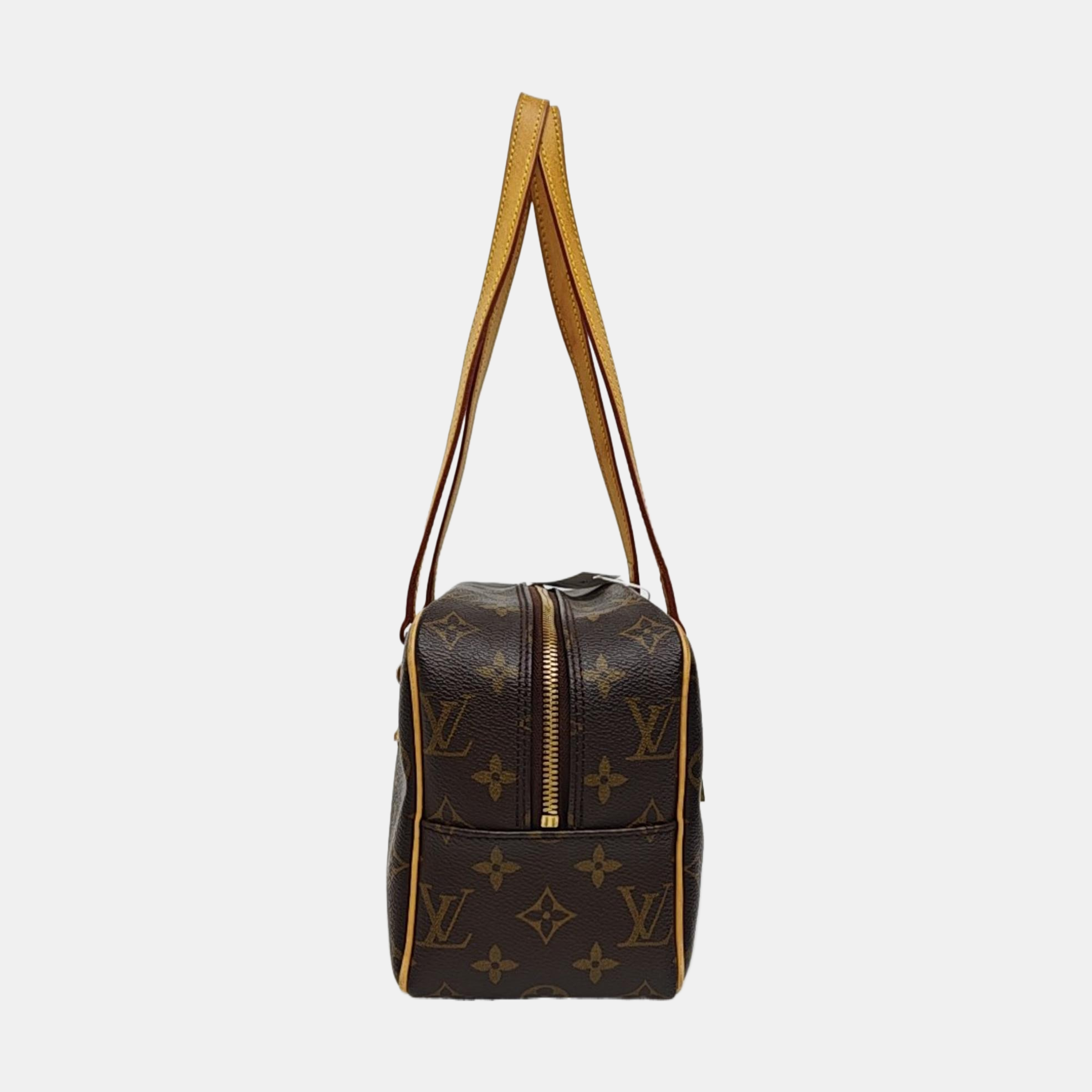CITE MM Monogram Coated Canvas Brown