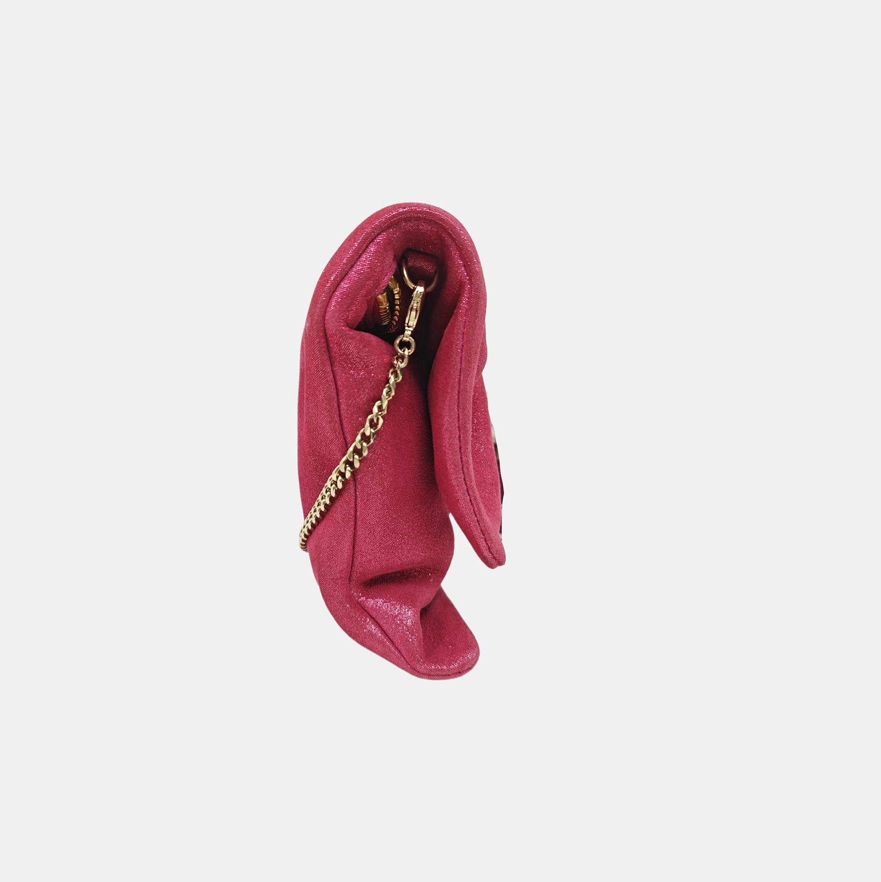 Fabric Crossbody Bag Red