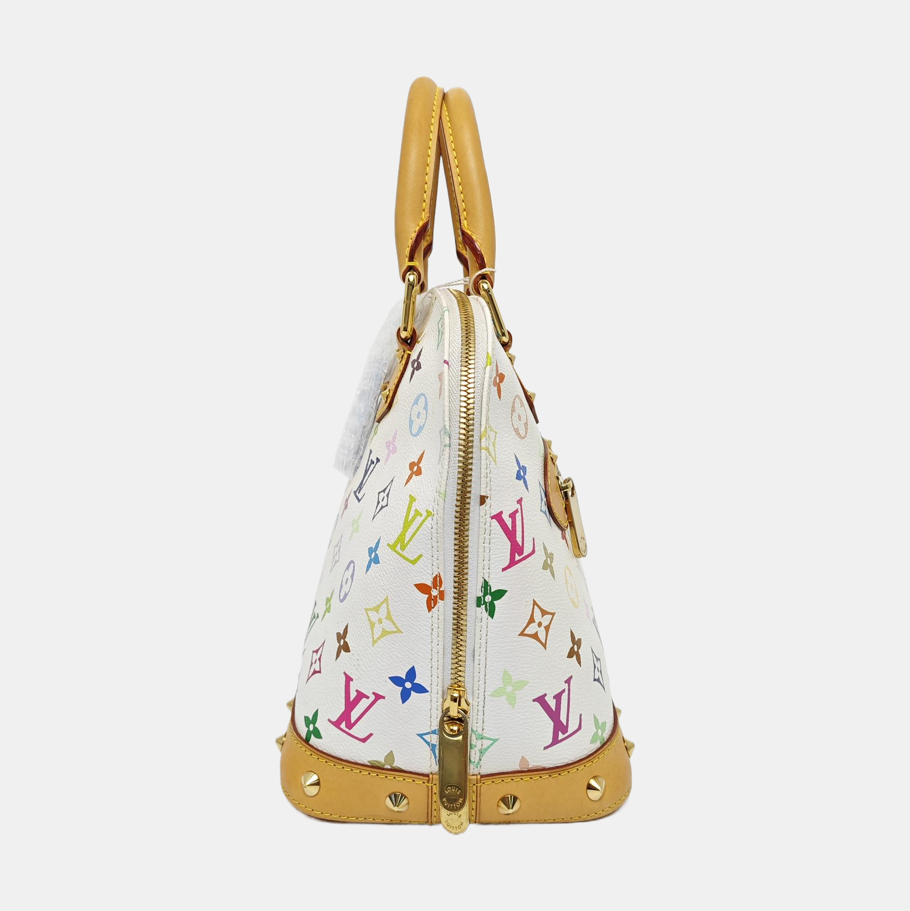 LV × TM ALMA PM Monogram Coated Canvas White