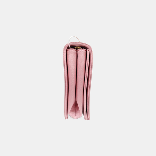 Silk Satin Shoulder Bag Pink
