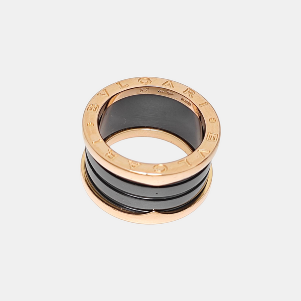 B.ZERO1 18k Rose Gold Ring EU 52