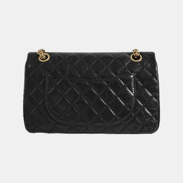 2.55 225 (small) Quilted Calfskin Black