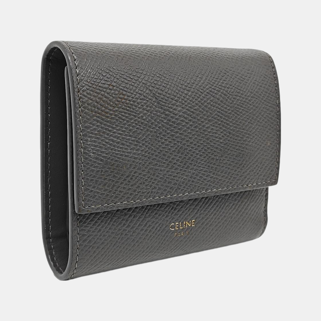 Calfskin Wallet Gray