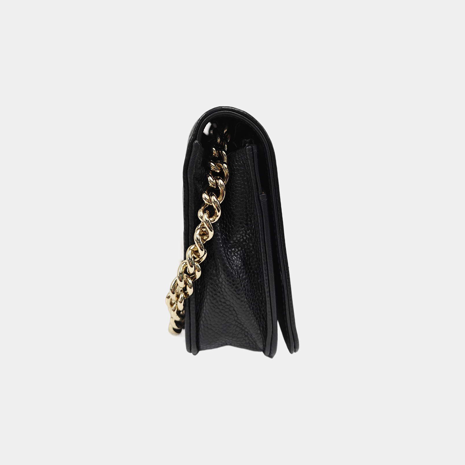 BOY CHANEL Mini Quilted Grained Calfskin Black